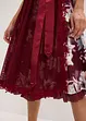 Kroj ve stylu dirndl, s výšivkou a sametovou sukní (2dílná souprava), bonprix