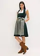 Kroj ve stylu dirndl se sametem, v délce midi (2dílná souprava), bonprix