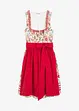 Kroj ve stylu dirndl s vyšívanou zástěrou (2dílná souprava), bonprix