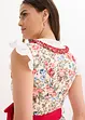 Kroj ve stylu dirndl s vyšívanou zástěrou (2dílná souprava), bonprix
