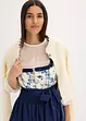 Kroj ve stylu dirndl s vyšívanou zástěrou (2dílná souprava), bonprix