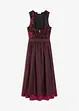Kroj ve stylu dirndl se sametem, v délce midi (2dílná souprava), bonprix