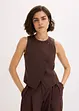 Vesta s asymterickou knoflíkovou légou, bonprix