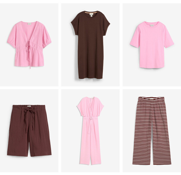 Trend: hnědá x pink >