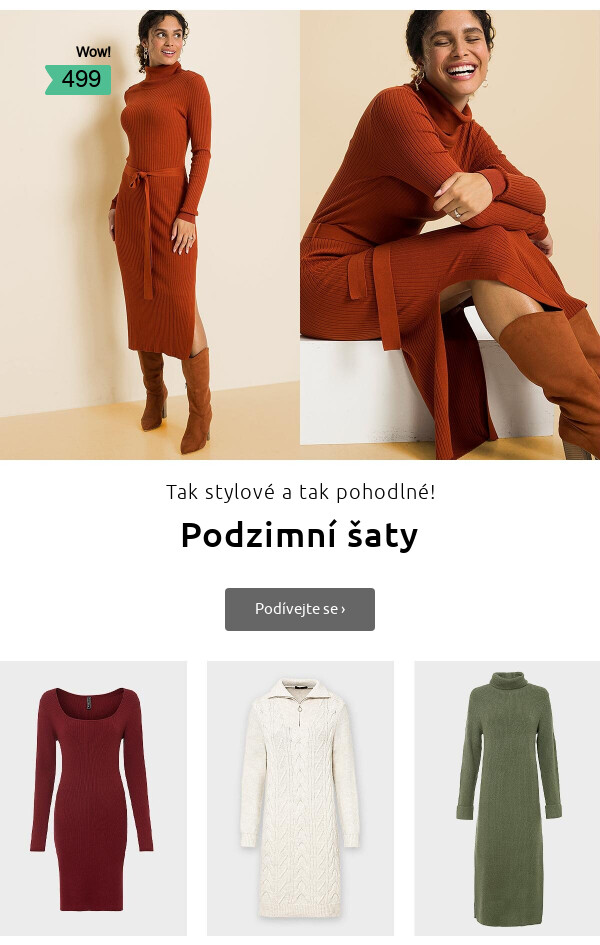 Pletené šaty >