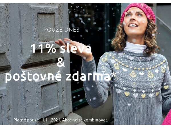 11% sleva & Poštovné zdarma >