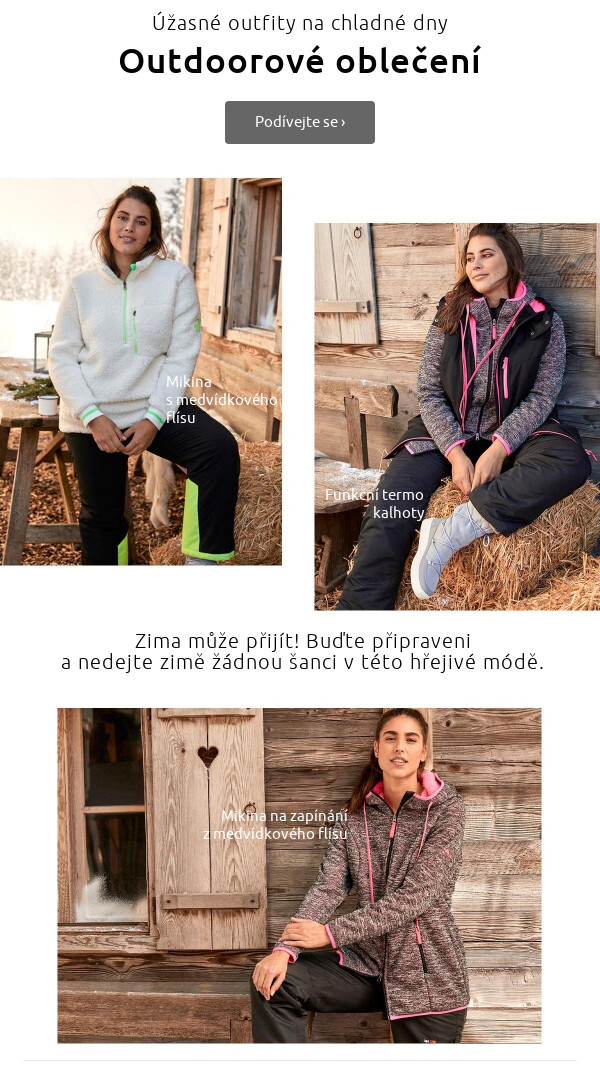 Outdoorové oblečení >