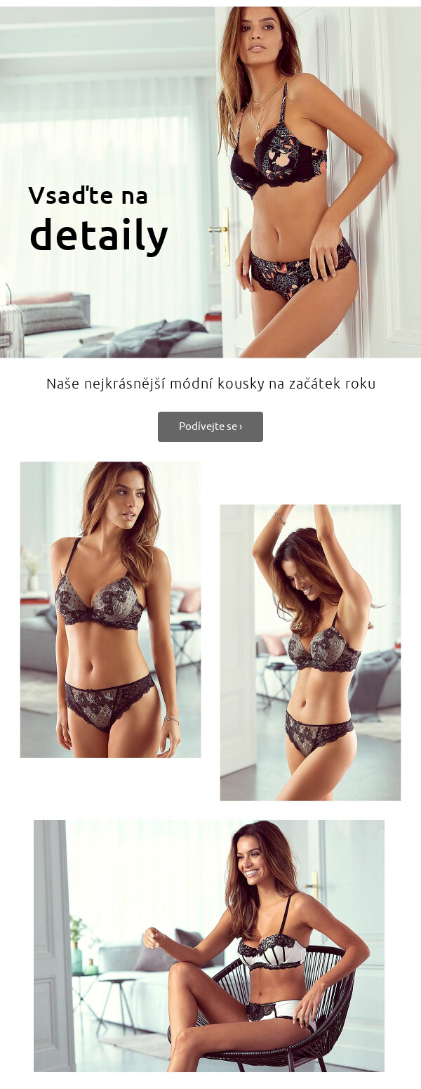 Prádlo: decentní detaily >