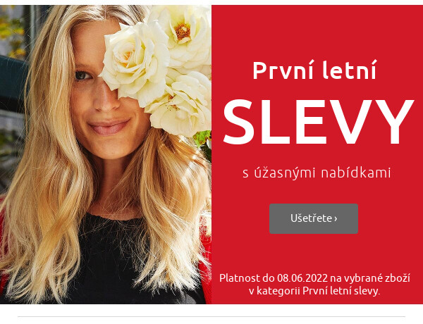 První letní SLEVY >