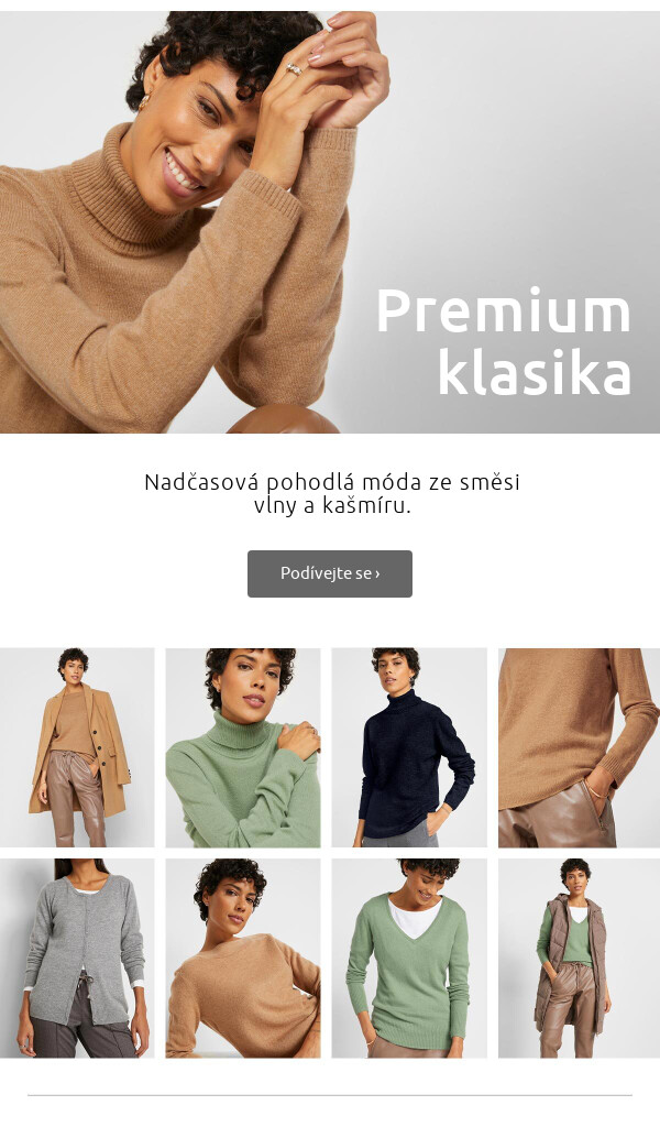 Premium pletená móda >